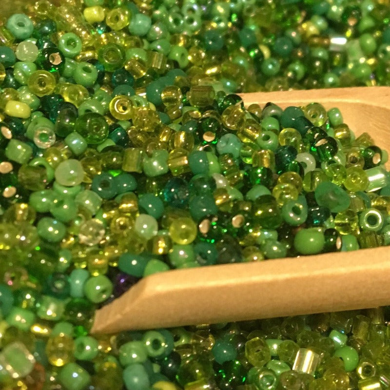 Glass Seed Beads (2-3mm vintage & rescued mix)