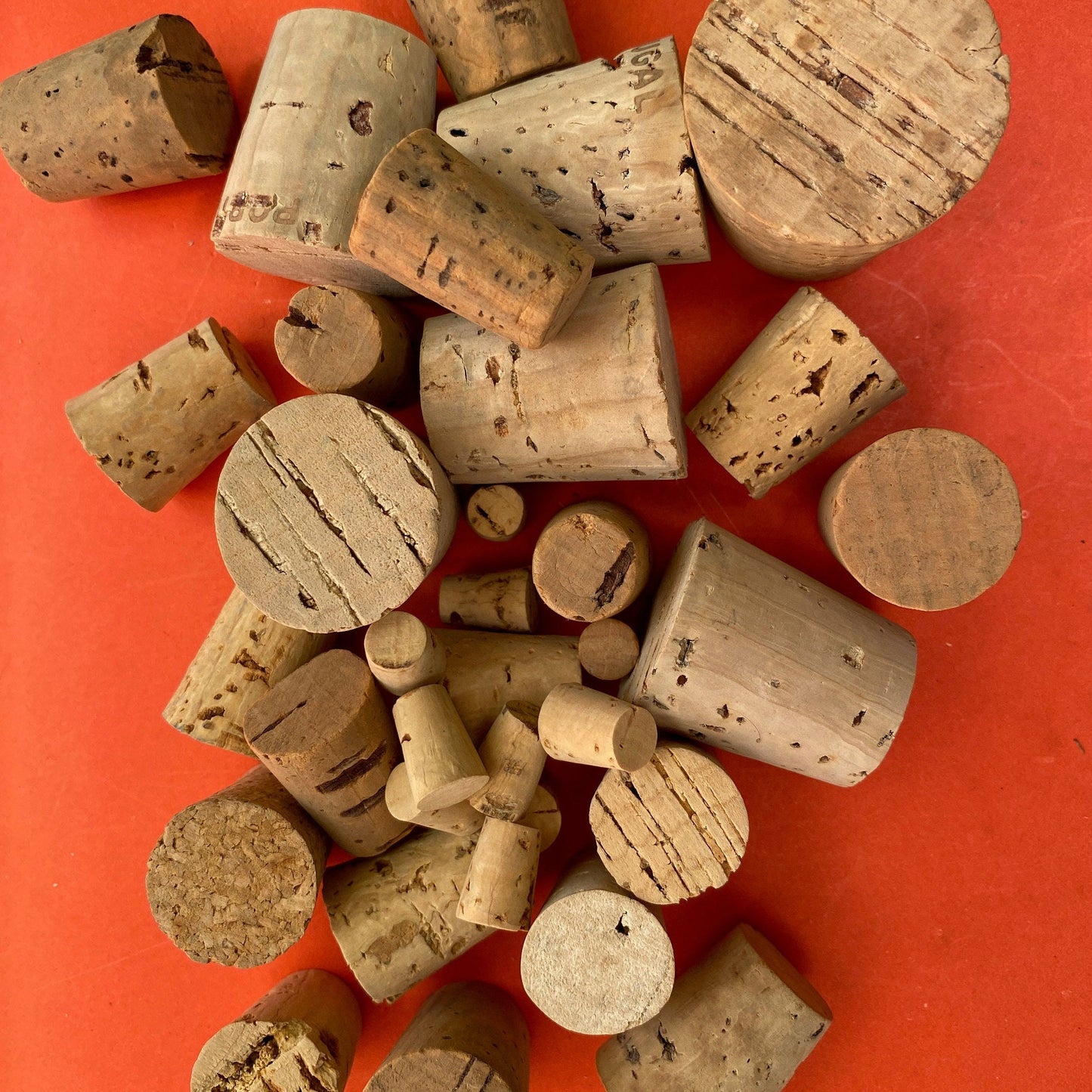 One dozen tapered corks