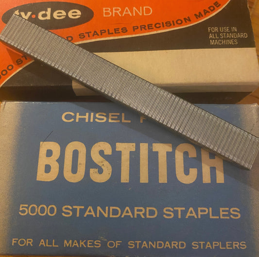 Vintage staples: standard, Clipper undulated, or Tot 50